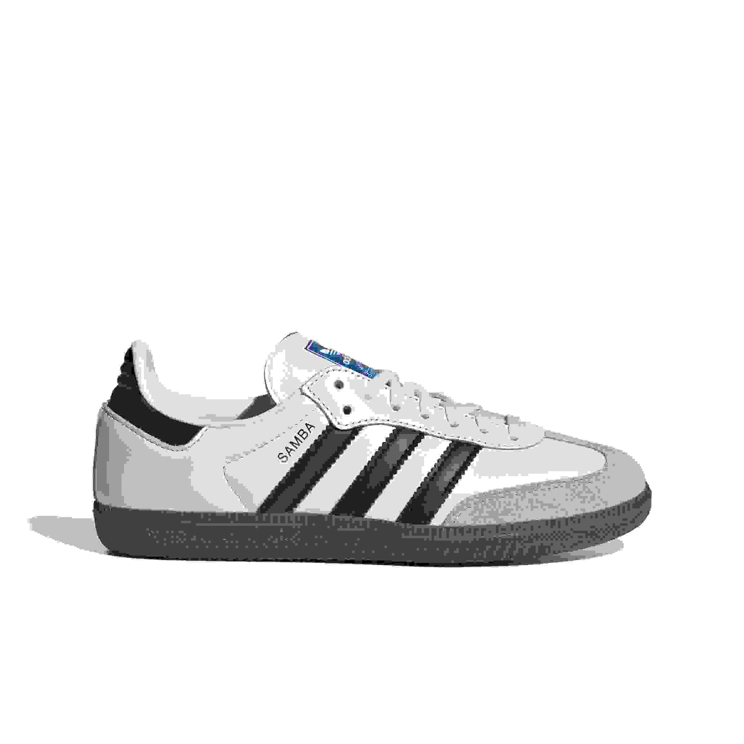 adidas Originals Samba OG Grade School Kids' "Ftwr White/Core Black/Clear Granite" Shoe
